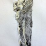 Graphite and paint figure sketching by Helen Davison