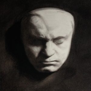 Beethoven life mask cast study by Helen Davison